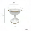 GobekUsa Elegant Metal Flower Vase Candle Holders