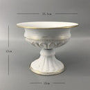 GobekUsa Elegant Metal Flower Vase Candle Holders