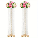 GobekUsa Elegant Metal Vases for Wedding Decor