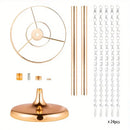 GobekUsa Elegant Metal Vases for Wedding Decor