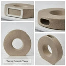 GobekUsa Elegant Nordic Matte Flower Vase Décor by Decorbites