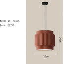 GobekUsa Elegant Resin Chandeliers Dining Room Bedside Lamp E27 Adjustment