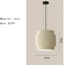 GobekUsa Elegant Resin Chandeliers Dining Room Bedside Lamp E27 Adjustment