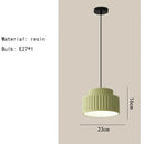 GobekUsa Elegant Resin Chandeliers Dining Room Bedside Lamp E27 Adjustment