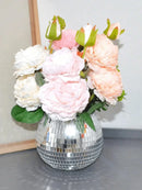 GobekUsa Elegant Round Glass Vase for Home Decor