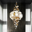 GobekUsa Elegant Villa Chandelier for High School Living Room and Restaurant