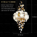 GobekUsa Elegant Villa Chandelier for High School Living Room and Restaurant