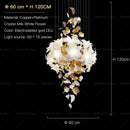 GobekUsa Elegant Villa Chandelier for High School Living Room and Restaurant