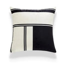 Decorbites embroidered black & white cushion cover living room pillow by Decorbites