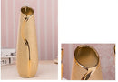 GobekUsa Europe Gold-Plated Ceramic Vase for Home Decor