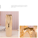GobekUsa Europe Gold-Plated Ceramic Vase for Home Decor
