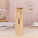 GobekUsa Europe Gold-Plated Ceramic Vase for Home Decor