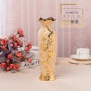 GobekUsa Europe Gold-Plated Ceramic Vase for Home Decor