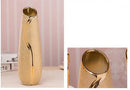 GobekUsa Europe Gold-Plated Ceramic Vase for Home Decor