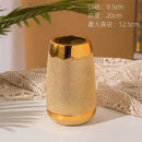 GobekUsa Europe Gold-Plated Ceramic Vase for Home Decor