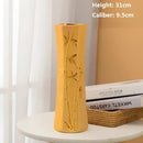GobekUsa Europe Gold-Plated Ceramic Vase for Home Decor