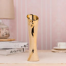 GobekUsa Europe Gold-Plated Ceramic Vase for Home Decor