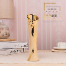GobekUsa Europe Gold-Plated Ceramic Vase for Home Decor