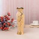 GobekUsa Europe Gold-Plated Ceramic Vase for Home Decor