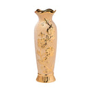 GobekUsa Europe Gold-Plated Ceramic Vase for Home Decor