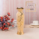 GobekUsa Europe Gold-Plated Ceramic Vase for Home Decor