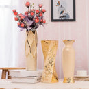 GobekUsa Europe Gold-Plated Ceramic Vase for Home Decor