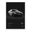 Modern black & silver famous cars canvas wall art – living room decor by Decorbites