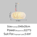 GobekUsa Feather Decor LED Chandeliers for Living Room, Bedroom, Study & Children's Room