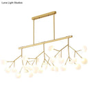 GobekUsa Firefly Island Pendant: Postmodern Metal Ceiling Lamp - 36 Head Suspension for Restaurant