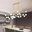 GobekUsa Firefly Island Pendant: Postmodern Metal Ceiling Lamp - 36 Head Suspension for Restaurant