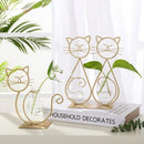 GobekUsa Flamingo Metal Vase for Home Decor