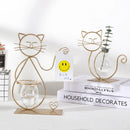 GobekUsa Flamingo Metal Vase for Home Decor