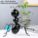 GobekUsa Flamingo Metal Vase for Home Decor