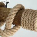 GobekUsa Flaxen Retro Birdcage Island Ceiling Light with Hemp Rope - 3 Bulbs Suspension Lighting