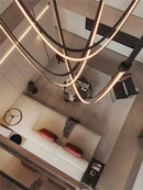 GobekUsa Flex Leather Belt LED Chandelier Light
