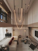 GobekUsa Flex Leather Belt LED Chandelier Light
