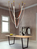 GobekUsa Flex Leather Belt LED Chandelier Light