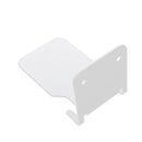 Modern black & white 2pcs floating bookshelf tablet stand bedroom by Decorbites