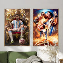 GobekUsa Football Star M-Messi Poster for Home Decor