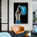 GobekUsa Football Star Posters Canvas Prints for Home Decor