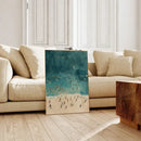 Framed summer people swimming beach wall art living room decor by Decorbites