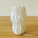 GobekUsa French cream style 3D desk lamp ins internet red pleated bedroom bedside lamp study coffee shop card seat atmosphere lamp