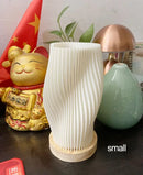 GobekUsa French cream style 3D desk lamp ins internet red pleated bedroom bedside lamp study coffee shop card seat atmosphere lamp