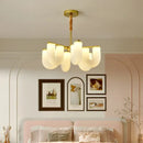 GobekUsa French Cream U-shaped Floor Lamp, Nordic Minimalism LED Light for Home Decor