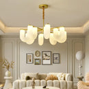 GobekUsa French Cream U-shaped Floor Lamp, Nordic Minimalism LED Light for Home Decor