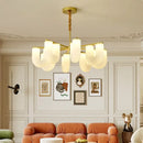 GobekUsa French Cream U-shaped Floor Lamp, Nordic Minimalism LED Light for Home Decor