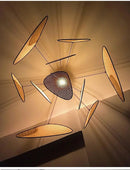 GobekUsa French Design Rattan Chandelier for Home Lighting