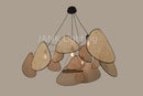 GobekUsa French Design Rattan Chandelier for Home Lighting