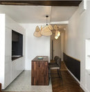 GobekUsa French Design Rattan Chandelier for Home Lighting