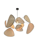 GobekUsa French Design Rattan Chandelier for Home Lighting